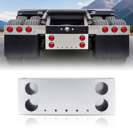 Stainless Steel Tail Light Panel for Semi Trucks & Trailers – 4.49” & 0.67” thumbnail 1