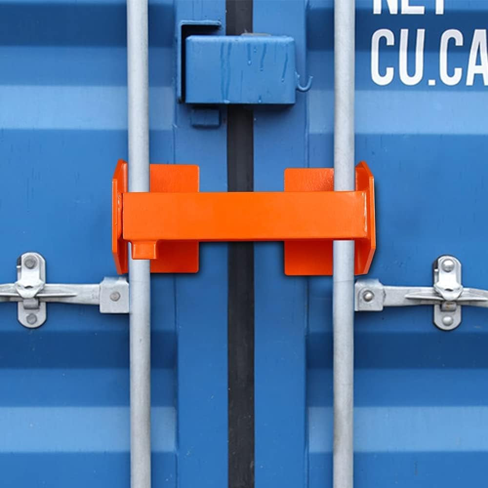 Shipping Container Lock for Trucks and Containers | Heavy Duty Equipment Lock Cargo Door Lock Adjustable Max Length 20.5”, High Security Trailer Lock image 3