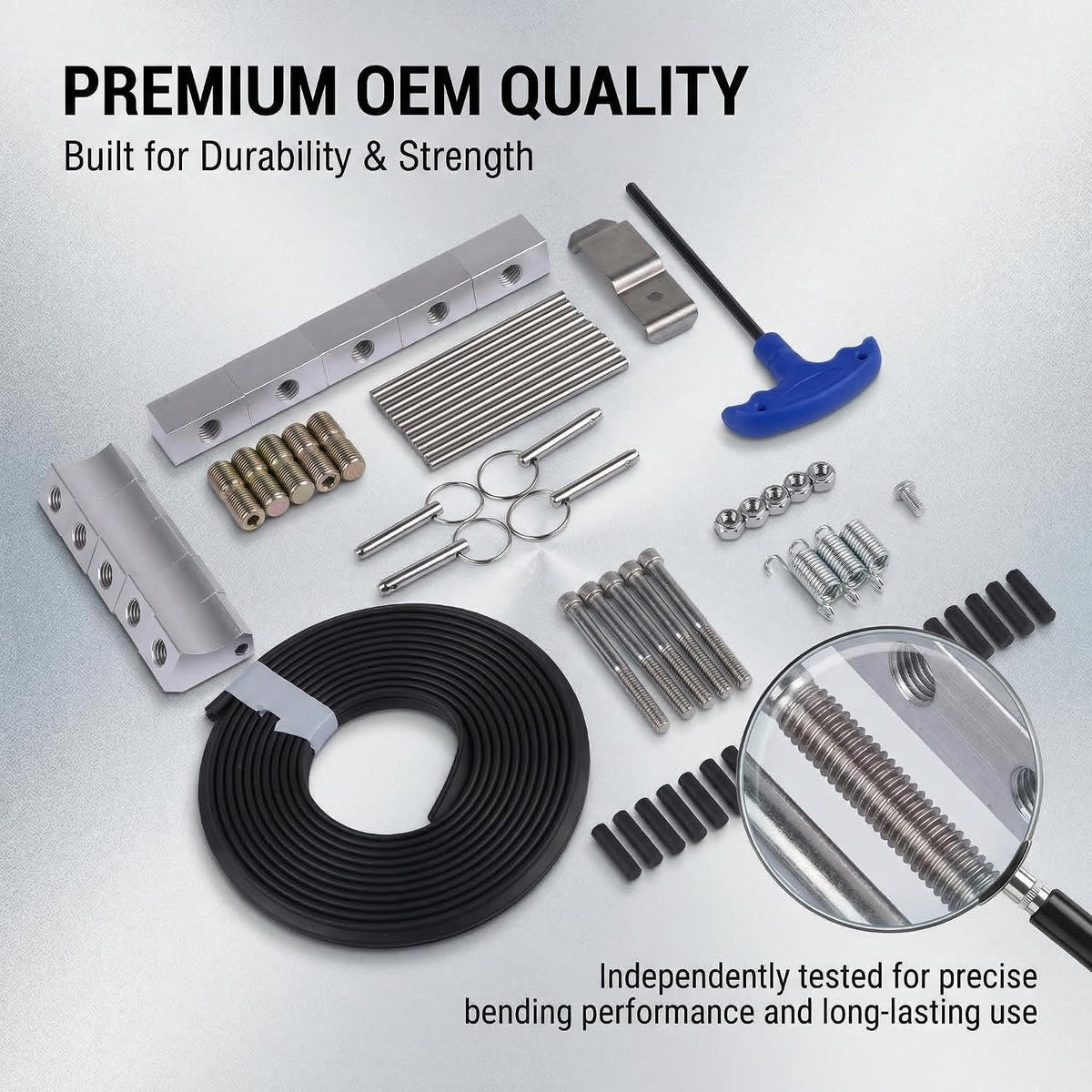 10819 Brake Tune up Kit Compatible with T'Apco Pro 14, Pro 19, Pro II, Pro III & Pro 2000 10'6" and Smaller Models Replacement Siding Brake Parts image 5