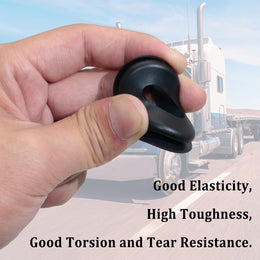 55Pcs Glad Hand Seals Rubber, Gladhand Washers Black Rubber Gaskets Elastic Grommets for Semi Trucks Trailers Brake Air Hose Parts Number 10028 thumbnail 2