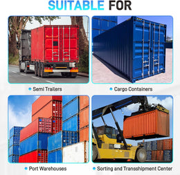 Shipping Container Lock Heavy Duty, Combination Container Equipment Lock Powder Coated Steel Shipping Container, Cargo Vans & Semi Trailer Door, Shipping Container Truck Door Locks with Two Keys, Anti thumbnail 7