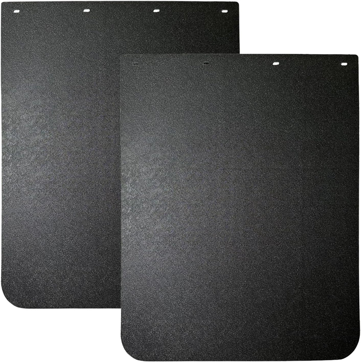 2PCS Universal Heavy Duty Polymer Mudflaps 24X30 Inch, Black Splash Guard Mudflap for Semi Trucks Tractor Trailer image 2