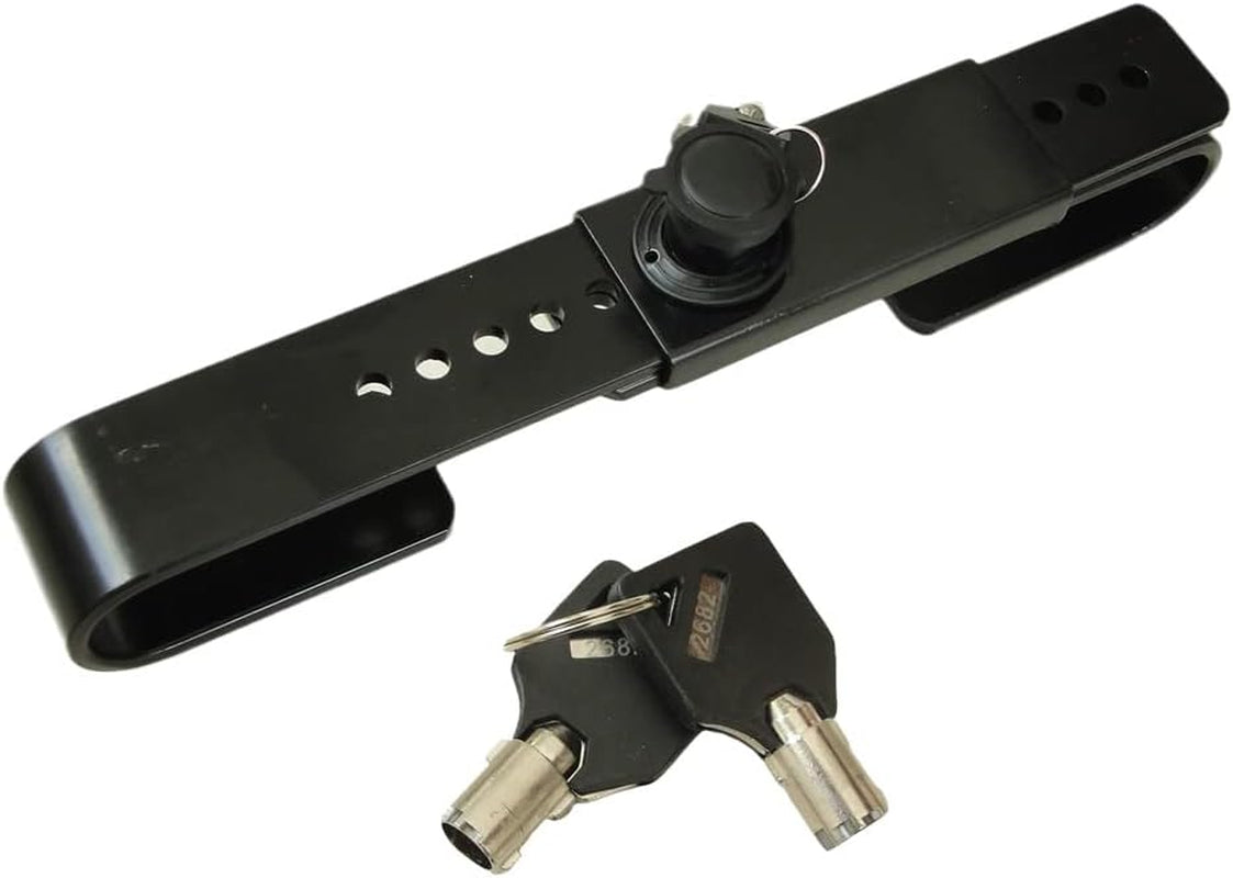 Adjustable Steel Cargo Door Lock Shipping Container Locks Cargo Door Lock 2 Keys for Semi Trailer Trucks and Containers image 2