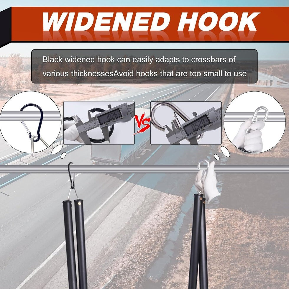 Trailer Hose Holder & Double Tender Spring Kit- Heavy Duty Semi Truck Air Lines image 2