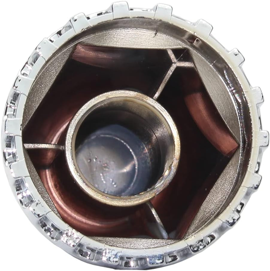 ABS Chrome Plastic 33Mm Thread-On Standard Lug Nut Covers for Semi Trucks (Pack of 20) image 4