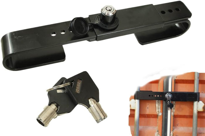 Adjustable Steel Cargo Door Lock Shipping Container Locks Cargo Door Lock 2 Keys for Semi Trailer Trucks and Containers