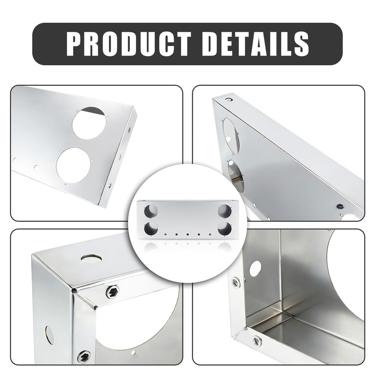 Stainless Steel Tail Light Panel for Semi Trucks & Trailers – 4.49” & 0.67” image 2