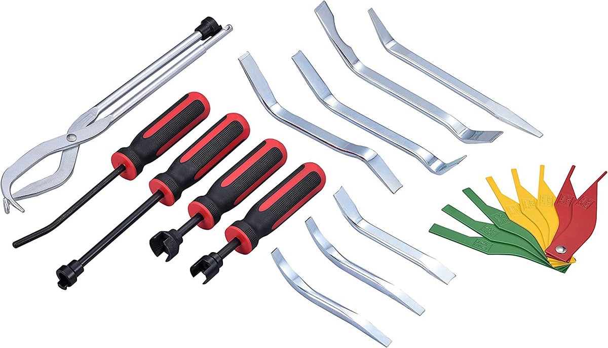 Brake Service Kit, 14-Piece Professional Drum Brake Tool Set W/Brake Lining Gauge… image 2