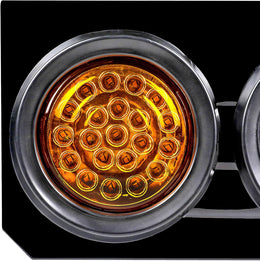 2 PCS LED Truck Trailer Tail Lights with Iron Bracket Base,12V-24V round Led Trailer Tail Lights for Turn/Signal/Running Lamps Fits Any Truck RV Camper Trailer thumbnail 4