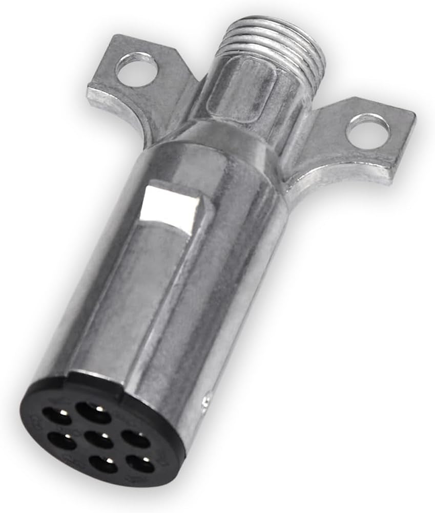 Heavy Duty 7 Pin round Trailer Connector - 7 Way Trailer Plug - Semi Trailer Plug image 7