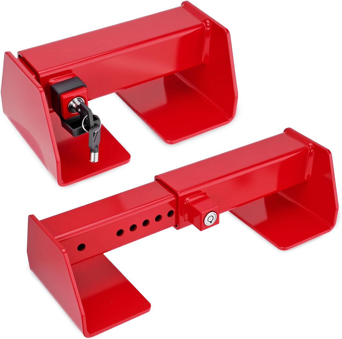 Shipping Container Lock Heavy Duty, Combination Container Equipment Lock Powder Coated Steel Shipping Container, Cargo Vans & Semi Trailer Door, Shipping Container Truck Door Locks with Two Keys, Anti image 1
