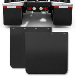 24"X24" Mud Flaps for Semi Trucks - Heavy Duty Mudflaps, All-Weather Protection, Universal Fit for Trucks & Tractors & Trailers, 2 Pack thumbnail 1