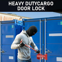 Shipping Cargo Container Door Lock - Heavy Duty Container Trailer Door Locks for Semi Trailers, Cargo Vans, Code, Combination, Shipping Container Accessories, Anti-Theft thumbnail 2