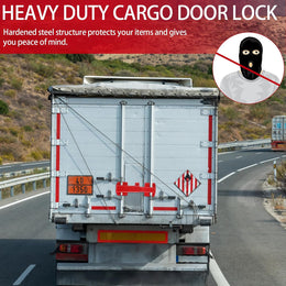 Heavy Duty Cargo Door Lock Shipping Container Locks with 2 Keys anti Theft Adjustable Steel Cargo Trailer Door Latch for Semi Trailer Trucks and Containers Equipment thumbnail 4