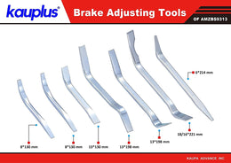 Brake Service Kit, 14-Piece Professional Drum Brake Tool Set W/Brake Lining Gauge… thumbnail 7