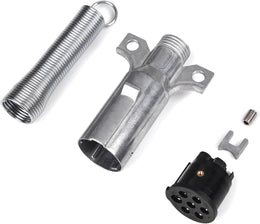 Heavy Duty 7 Pin round Trailer Connector - 7 Way Trailer Plug - Semi Trailer Plug thumbnail 5