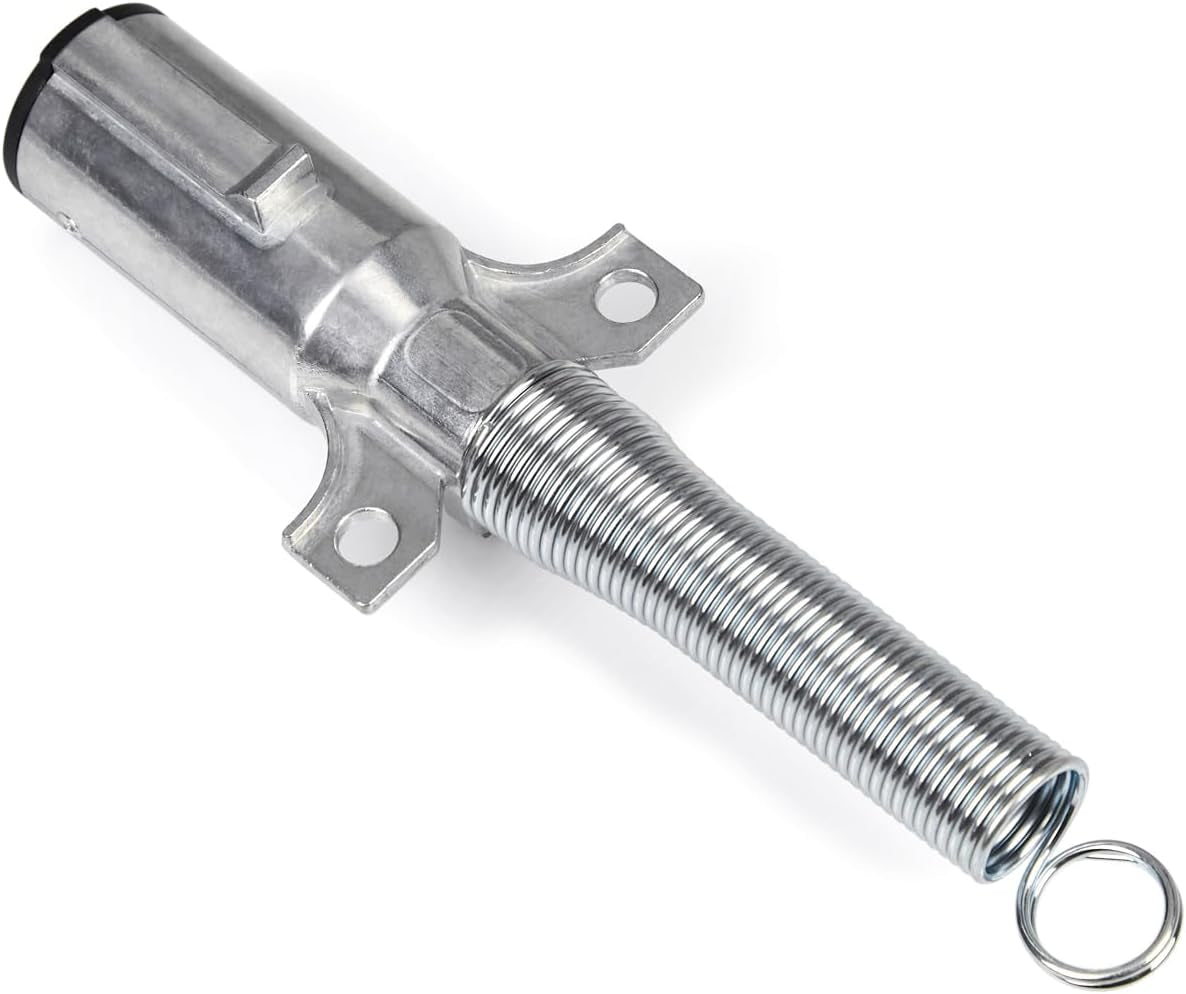 Heavy Duty 7 Pin round Trailer Connector - 7 Way Trailer Plug - Semi Trailer Plug image 3