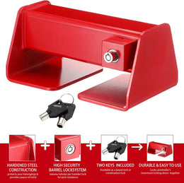 Heavy Duty Cargo Door Lock Shipping Container Locks with 2 Keys anti Theft Adjustable Steel Cargo Trailer Door Latch for Semi Trailer Trucks and Containers Equipment thumbnail 3