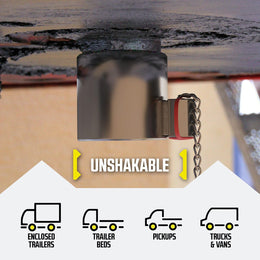 5Th Wheel King Pin Lock Solid Steel - Weather Resistant, Anti-Theft Fifth Wheel Key Lock, for RV & Semi Trailers thumbnail 5