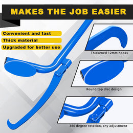 Semi Tire Changing Tools, Heavy Duty Truck Tire Remover, for Class 6-8 Trucks, Semi Trucks, Buses of Tire Removal Tool, Blue thumbnail 4