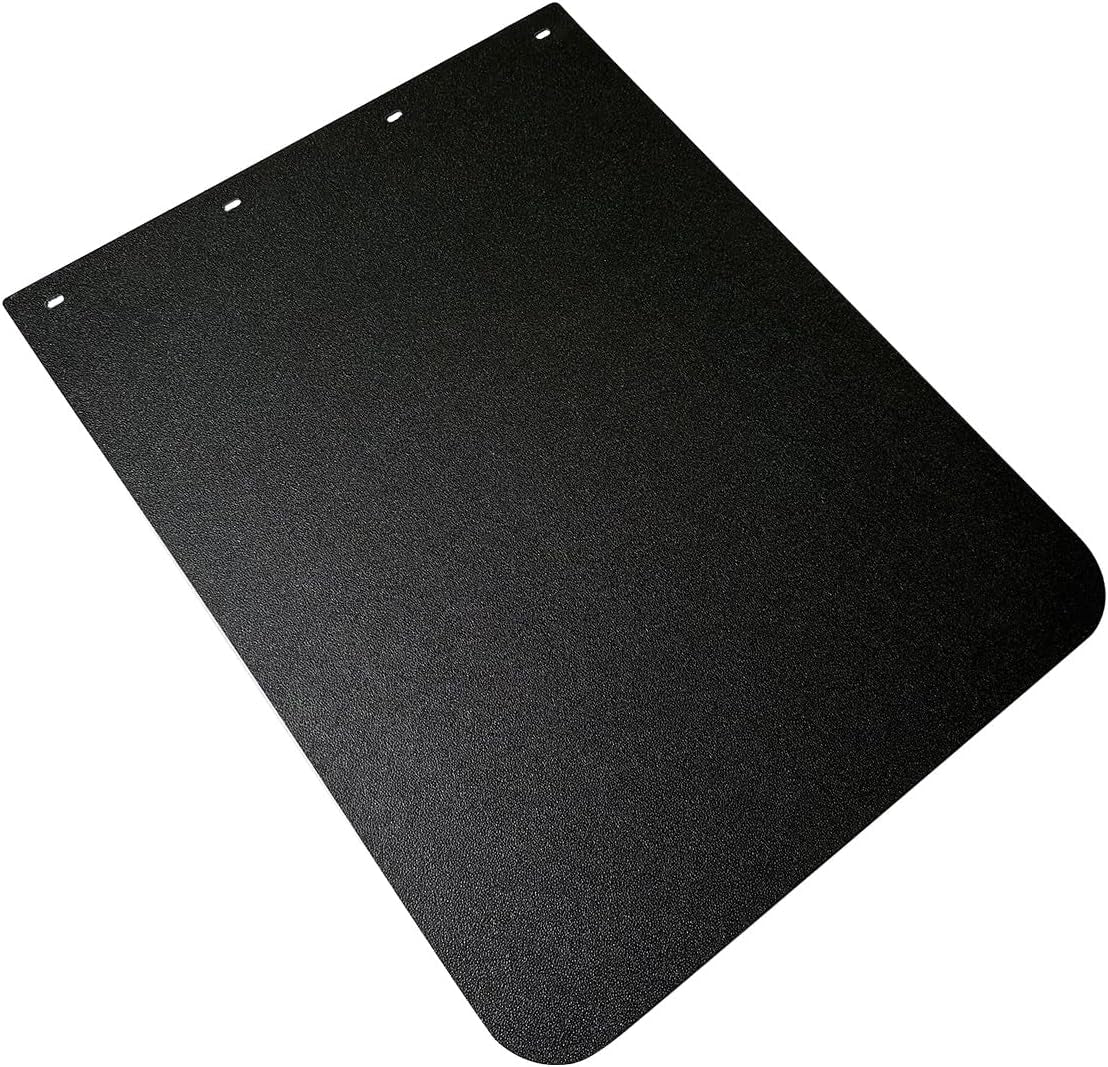 2PCS Universal Heavy Duty Polymer Mudflaps 24X30 Inch, Black Splash Guard Mudflap for Semi Trucks Tractor Trailer image 3