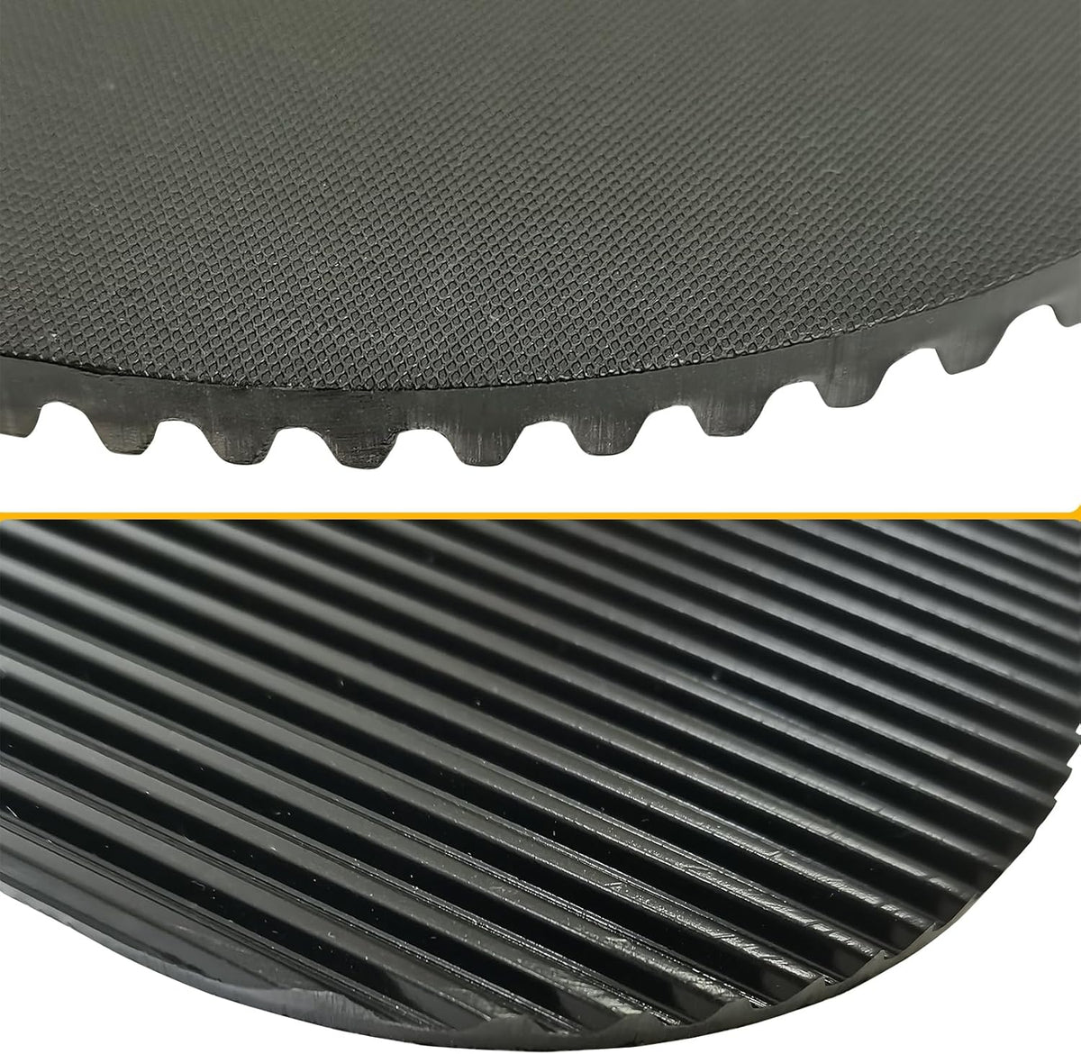 2 Pack 24 X 30 Inch Black Polymer Mud Flaps Angled Fit for Semi Trucks Trailers image 6
