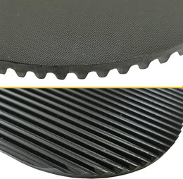 2 Pack 24 X 30 Inch Black Polymer Mud Flaps Angled Fit for Semi Trucks Trailers thumbnail 6
