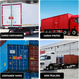 Shipping Cargo Container Door Lock - Heavy Duty Container Trailer Door Locks for Semi Trailers, Cargo Vans, Code, Combination, Shipping Container Accessories, Anti-Theft thumbnail 3