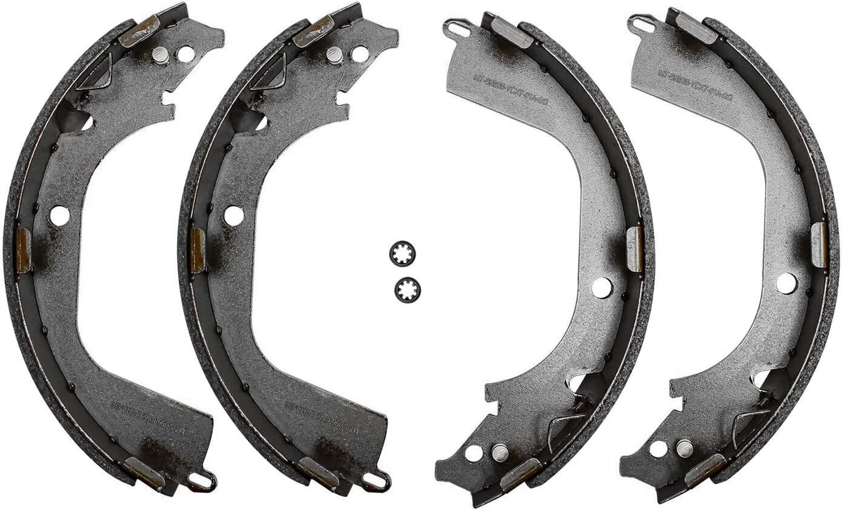 Detroit Axle - Rear Semi-Metallic Brake Shoes for 2008-2013 Chevy Silverado 1500 GMC Sierra 1500 2009 2010 2011 2012 Brakes Shoes Replacement [For Vehicles W/Rear Drum] image 2