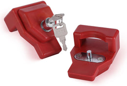 NAKAKEKO Plastic, Glad Hand Lock, Keyed Alike Pair (12-Pack) for Tractor Trailer Trucks - Semi Trailer Lock thumbnail 2