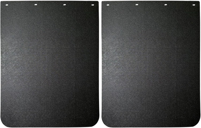 2PCS Universal Heavy Duty Polymer Mudflaps 24X30 Inch, Black Splash Guard Mudflap for Semi Trucks Tractor Trailer