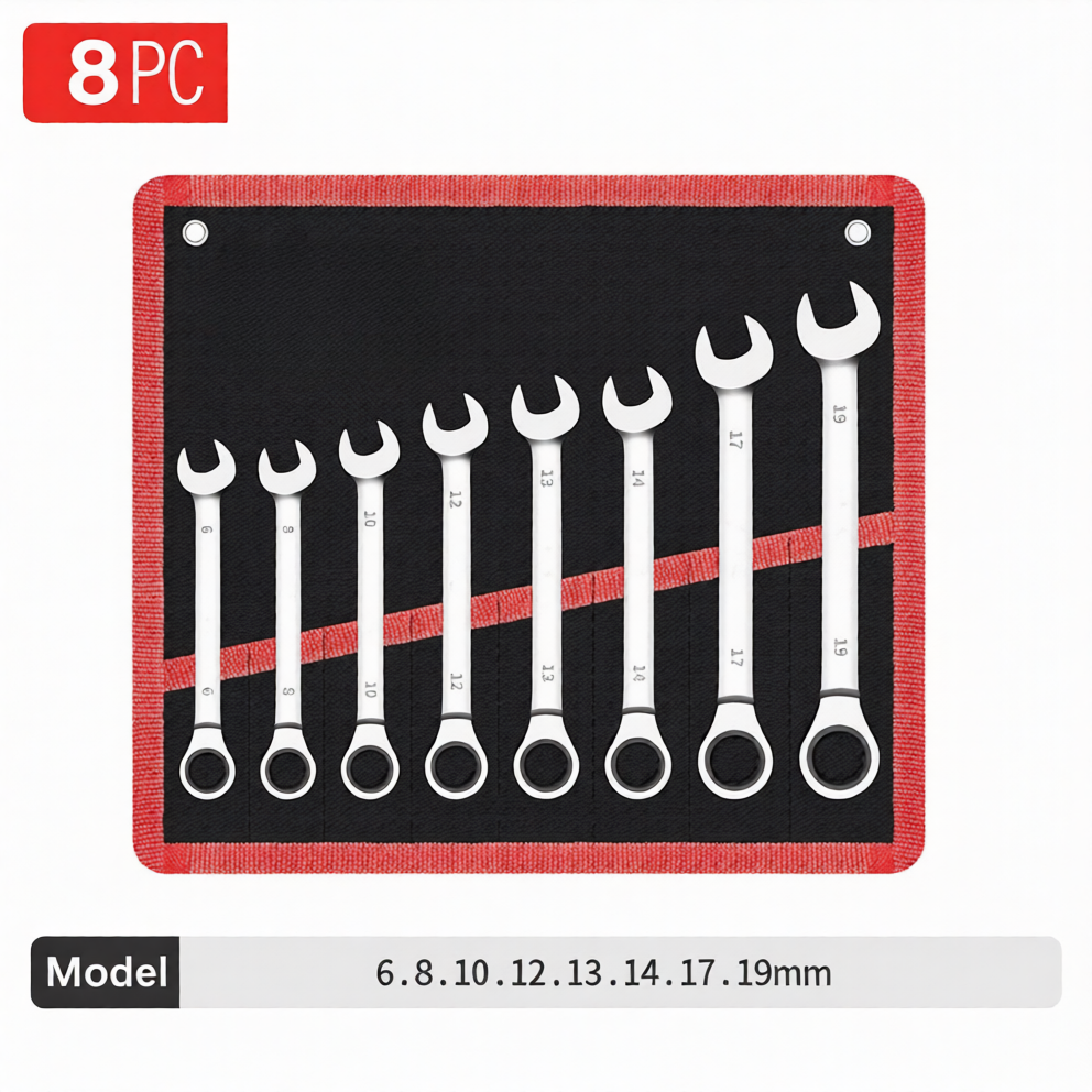 Ratchet Metric Wrenches Torque Universal Spanners for Car Repair Hand Tools l key tool set image 1